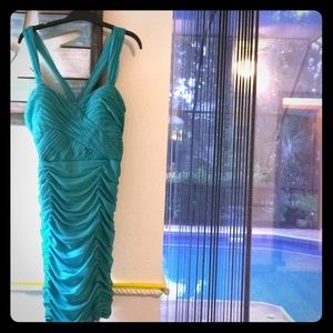 Teal Blue Homecoming Dress